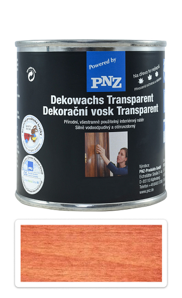 PNZ Dekoračný vosk Transparent 0.25 l Mahagón
