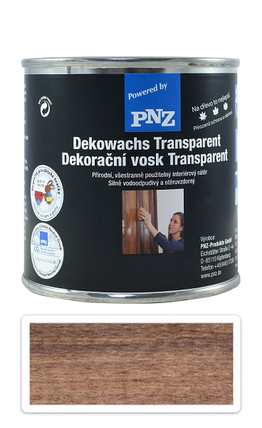 PNZ Dekoračný vosk Transparent 0.25 l Eben