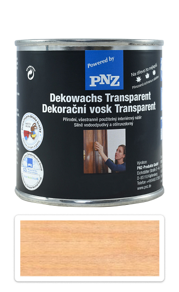 PNZ Dekoračný vosk Transparent 0.25 l Buk
