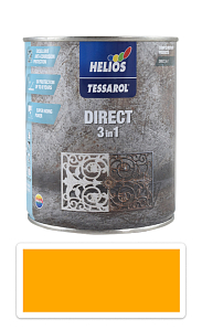 TESSAROL Direct 3in1 - antikorózna farba na kov 0.75 l Žltá RAL 1003
