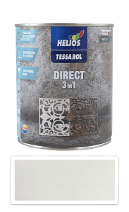 TESSAROL Direct 3in1 - antikorózna farba na kov 0.75 l Biela