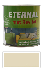 ETERNAL mat Revital - univerzálna vodou riediteľná akrylátová farba 0.35 l Slonová kosť RAL 1015