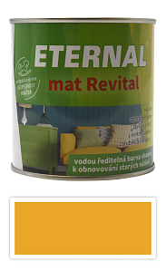 ETERNAL mat Revital - univerzálna vodou riediteľná akrylátová farba 0.35 l Žltá RAL 1028