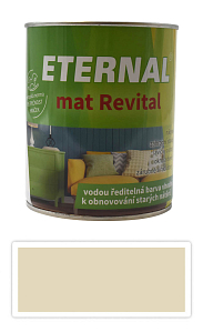 ETERNAL mat Revital - univerzálna vodou riediteľná akrylátová farba 0.7 l Slonová kosť RAL 1015