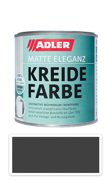 ADLER Kreidefarbe - univerzálna vodou riediteľná kriedová farba do interiéru 0.75 l Kohlrabe