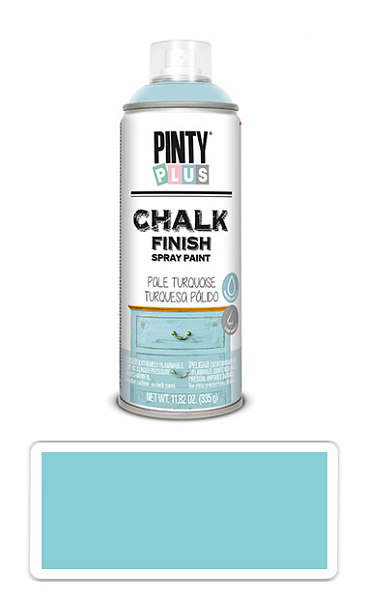 PINTYPLUS CHALK - kriedová farba v spreji na rôzne povrchy 400 ml Svetlo tyrkysová CK796