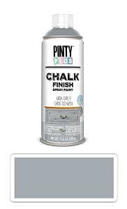 PINTYPLUS CHALK - kriedová farba v spreji na rôzne povrchy 400 ml Popelavo sivá CK798