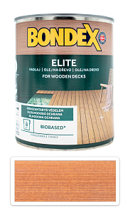 BONDEX Elite - odolný rýchloschnúci ochranný olej na drevo v exteriéri 0.75 l Teak