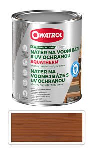 OWATROL Aquatherm - UV ochranný náter na drevené povrchy v interiéri a exteriéri 1 l Teak