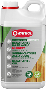 OWATROL Dilunett - bezrozpúšťadlový odstraňovač náterov na rôzne povrchy Gel 2.5 l