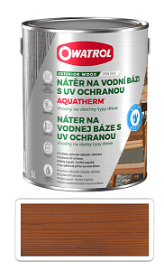 OWATROL Aquatherm - UV ochranný náter na drevené povrchy v interiéri a exteriéri 5 l Teak