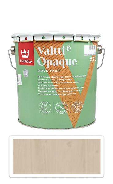 TIKKURILA Valtti Opaque - polomatná krycia farba na drevo 2.7 l Q601