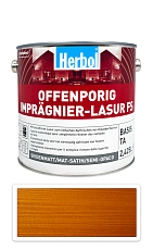 HERBOL Offenporig Impragnier-Lasur FS - impregnačná lazúra na drevo 2.5 l Pínia 